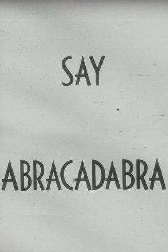 Say Abracadabra (1952) poster