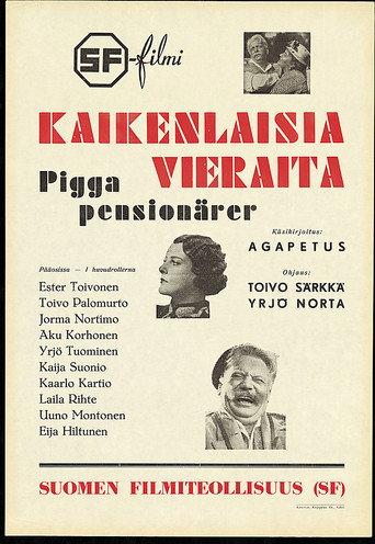 Kaikenlaisia vieraita (1936) poster