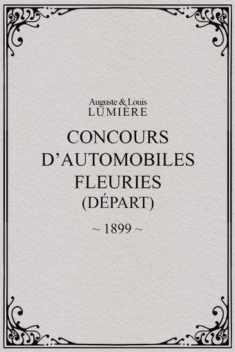 Fête de Paris 1899: Concours d'automobiles fleuries (départ) (1899) poster