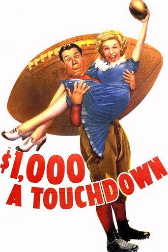$1,000 a Touchdown (1939) poster