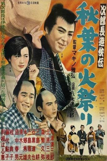 Jirochô yûkyôden: Akiba no himatsuri (1955) poster