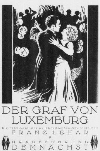 Der Graf von Luxemburg (1920) poster