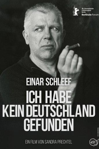 Einar Schleef - No Germany Did I Find (2026) poster