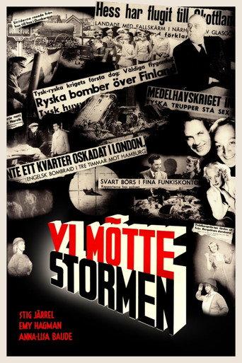 Vi mötte stormen (1943) poster