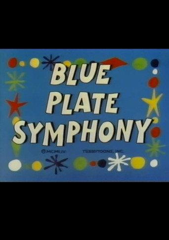 Blue Plate Symphony (1954) poster