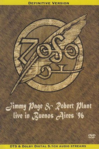 Jimmy Page & Robert Plant ‎– Live In Buenos Aires '96 (1996) poster