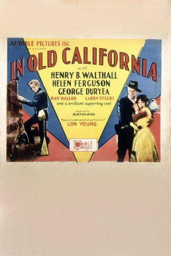 In Old California (1929) poster