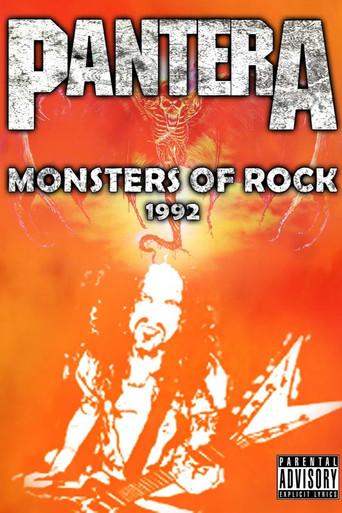 Pantera: Live at Monsters of Rock Italy (1992) poster