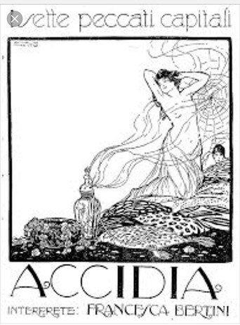 L'accidia (1919) poster