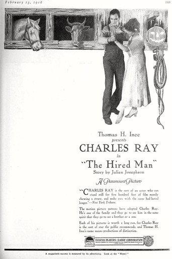The Hired Man (1918) poster