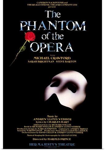 The Phantom of the Opera (1988) poster