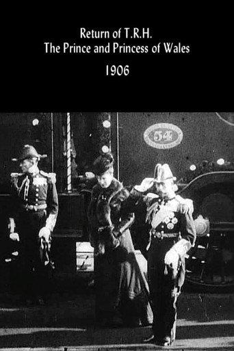 Return of T.R.H. the Prince and Princess of Wales (1906) poster