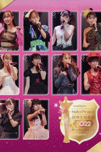 Hello! Project Kenshuusei Happyoukai 2022 ~Haru no Koukai Jitsuryoku Shindan Test~ (2022) poster