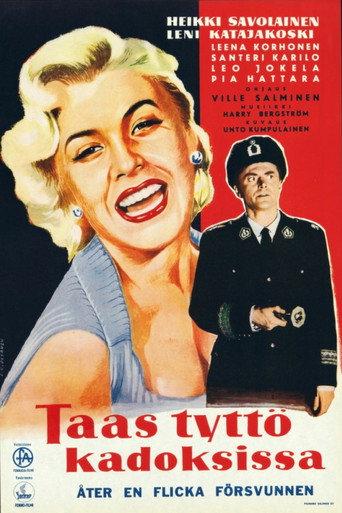 Taas tyttö kadoksissa! (1957) poster