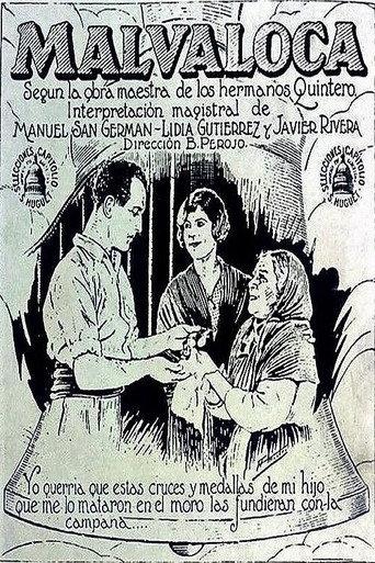 Malvaloca (1926) poster