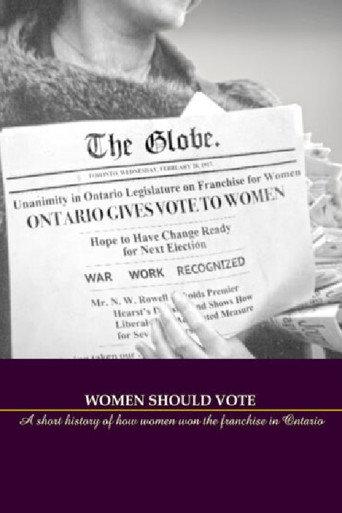 Women Should Vote: A short history of how women won the franchise in Ontario () poster