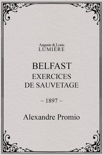 Belfast, exercices de sauvetage (1897) poster