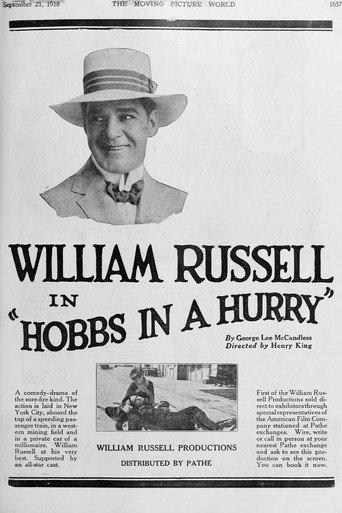 Hobbs in a Hurry (1918) poster