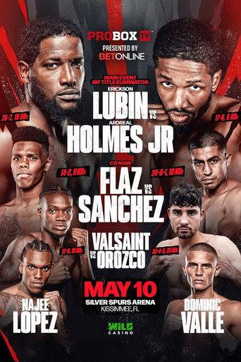 Erickson Lubin vs. Ardreal Holmes Jr (2025) poster