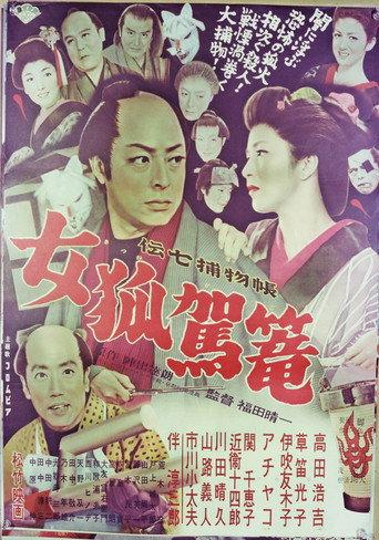 Denshichi Torimonocho: Female Fox Palanquin (1956) poster