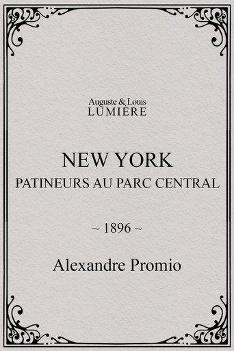 New York, patineurs au Parc central (1896) poster