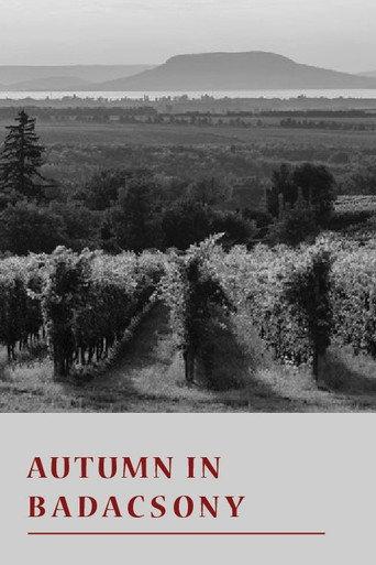 Autumn in Badacsony (1954) poster