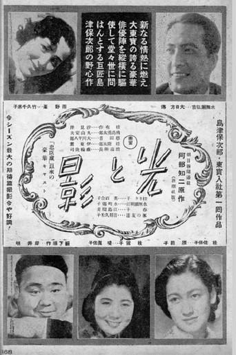 Hikari to kage (Kōhen) (1940) poster