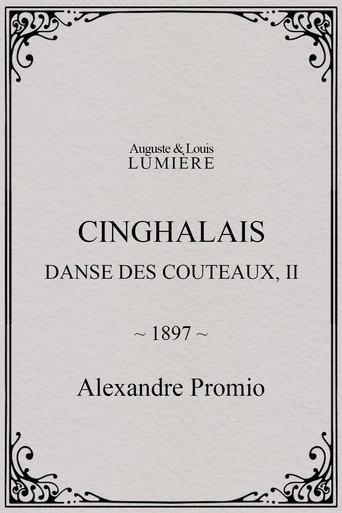 Cinghalais : danse des couteaux, II (1897) poster