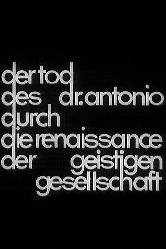 Der Tod des Dr. Antonio durch die Renaissance der geistigen Gesellschaft (1967) poster
