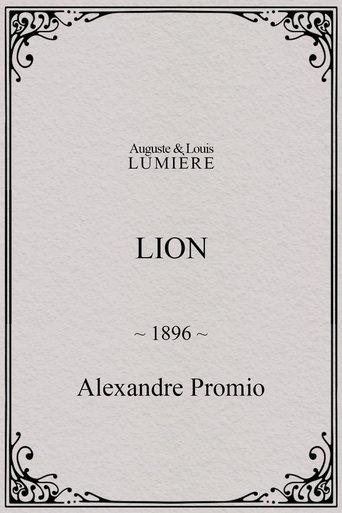 Lion, London Zoological Gardens (1896) poster