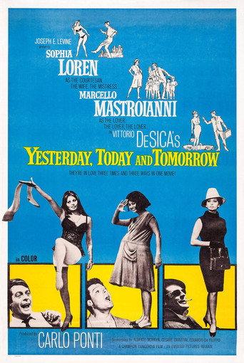Yesterday, Today and Tomorrow (1963) poster