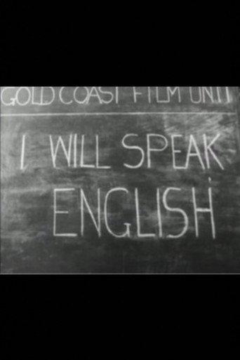 I Will Speak English (1954) poster