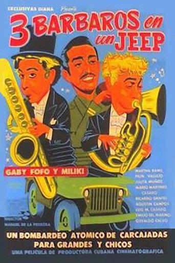 Tres barbaros en un jeep (1955) poster