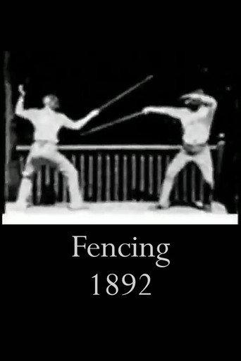 Fencing (1892) poster