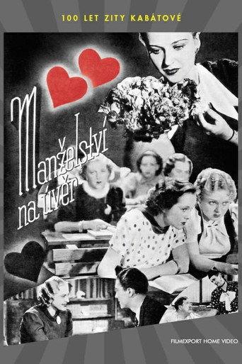 Manželství na úvěr (1936) poster