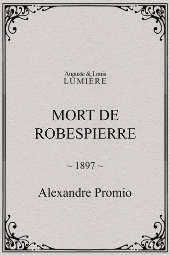 Mort de Robespierre (1897) poster