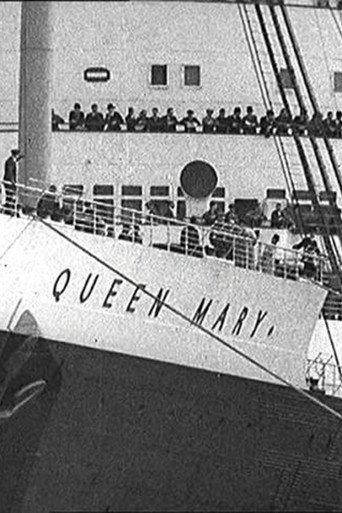RMS Queen Mary Leaves the Clyde (1936) poster