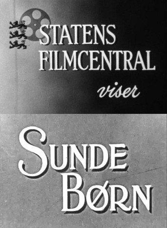 Sunde børn (1943) poster