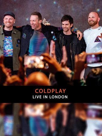 Coldplay - Live In London (2011) poster