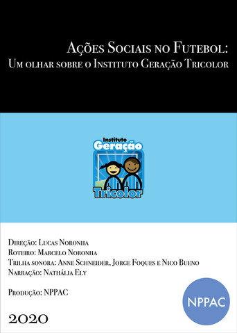 Ações Sociais no Futebol: Um olhar sobre o Instituto Geração Tricolor (2020) poster