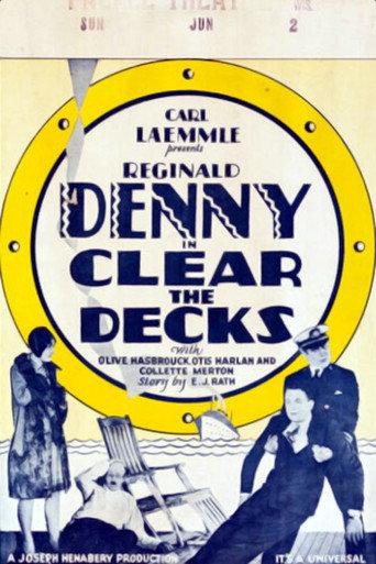 Clear the Decks (1929) poster
