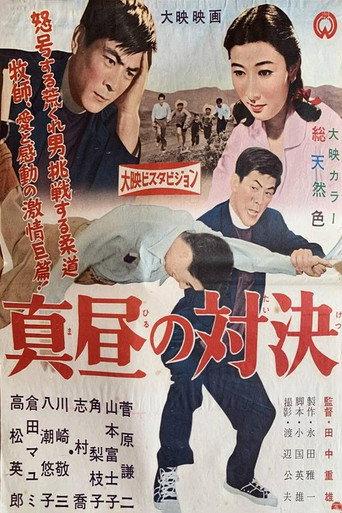 Duel at Noon (1957) poster