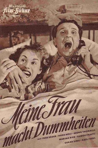 Meine Frau macht Dummheiten (1952) poster