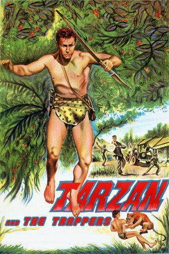 Tarzan and the Trappers (1958) poster