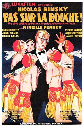 Not on the mouth (1931) poster