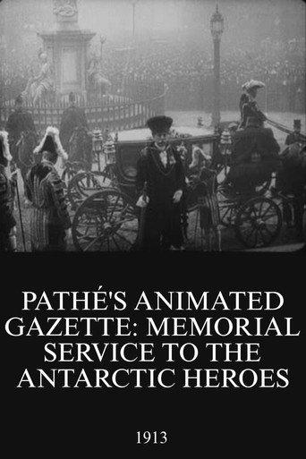 Pathé's Animated Gazette: Memorial Service to the Antarctic Heroes (1913) poster