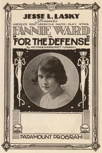For the Defense (1916) poster