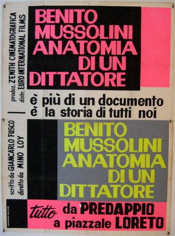 Benito Mussolini: Anatomy of a Dictator (1962) poster