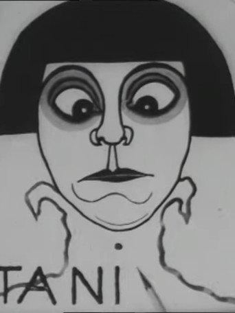 Asta Nielsen Crying Caricature (1923) poster