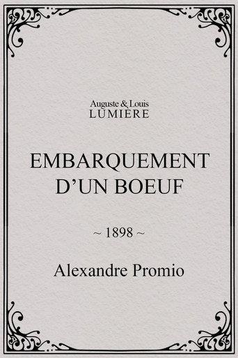 Embarquement d’un boeuf (1898) poster